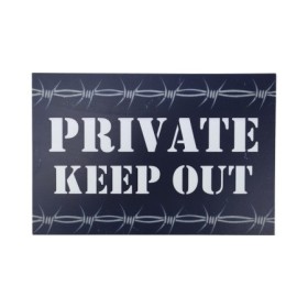Знак "Private Keep Out "