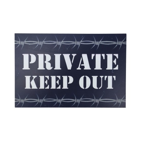 Знак "Private Keep Out "
