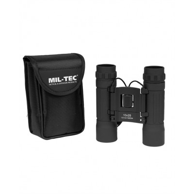 Mil-tec Binocular 10X25, black