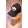Pesaballi nokamüts kirjaga "FBI" - reguleeritav