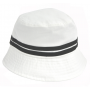 AB Bucket Hat, white/black