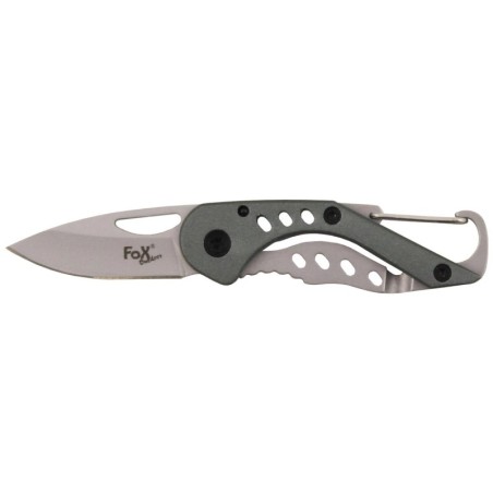 Jack Knife, "Piccolo", one-handed, w/carabiner