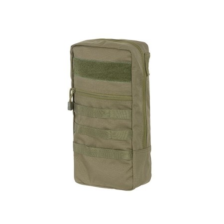 Olive Green oliivirohelise 8FIELDS MOLLE joogisüsteemi tasku eestvaade.