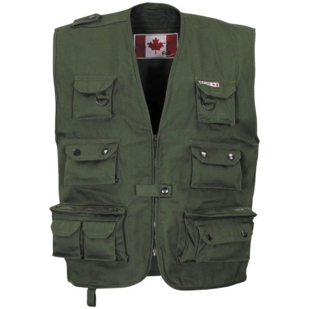 Canadian Outdoor Vest, OD green