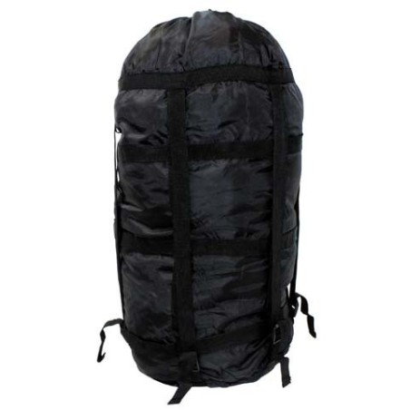 US Compression Bag for sleeping bag, black 