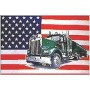 Флаг "United States with truck"