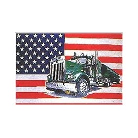 Флаг "United States with truck"