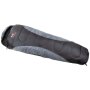 FoxOutdoor Economic mummy sleeping bag showing the two-tone black and grey design.