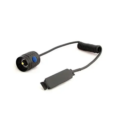 Тактическая выносная кнопка Olight RM20S с витым шнуром для фонарей M20SX Javelot нового типа.
