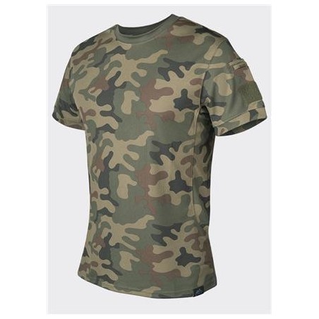 Helikon Tactical T-shirt TopCool, PL Woodland