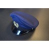 Dark blue navy visor hat with insignia