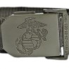 USMC püksivöö metallist pandlaga, oliivroheline