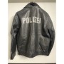 Saksa Polizei nahkjope, must