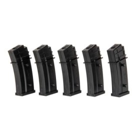 Specna 5-Pack Mid-Cap 120 круглый магазины для G36 - черный