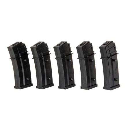 Specna 5-Pack Mid-Cap 120 круглый магазины для G36 - черный