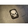 Velcro märk Skull - pealuu" 3D, väike, must