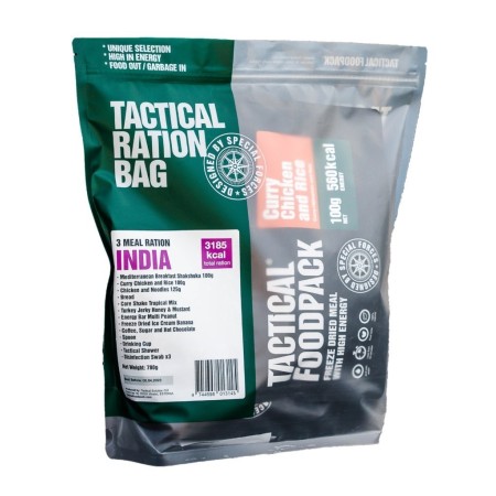 Tactical Foodpack 3-х разовый рацион INDIA