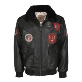 Куртка летная кожаная "Top Gun"