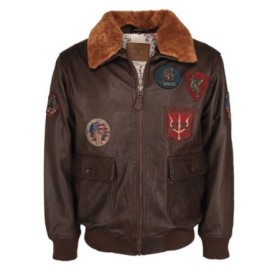 Куртка летная кожаная "Top Gun"