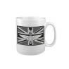 Ceramic mug "Parachute Reg / Union Jack", white
