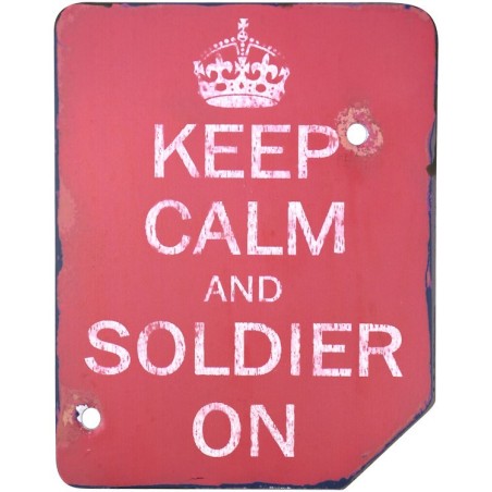 Знак "Keep Calm & Soldier On"