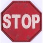 Металлический знак - Stop