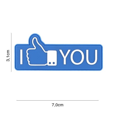 Знак-липучка "I Like You" 3D