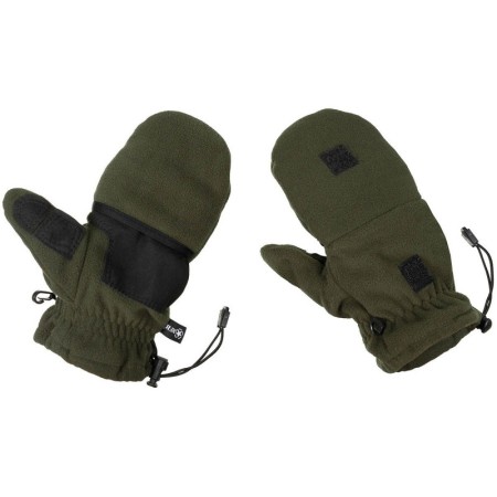 Fleece Gloves, OD green, pull of loops