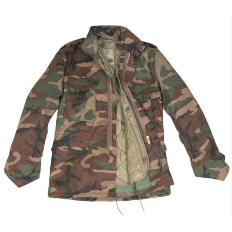 US Style M65 Field Jacket with liner, woodland