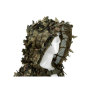 Close-up view of the flecktarn hood on the Ghillie Base Leaf