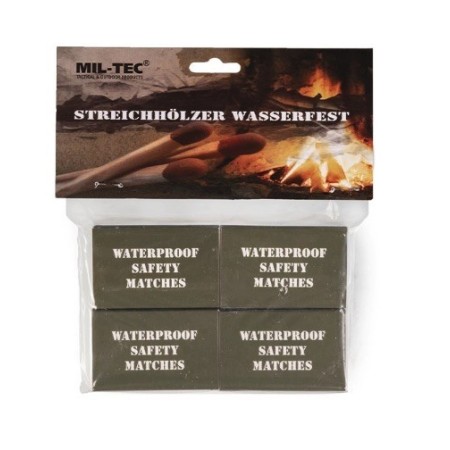 Комплект из 4 комплектов спичек Mil-tec Waterproof