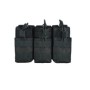 Shadow Gear Open-top kolmene duo salvetasku must