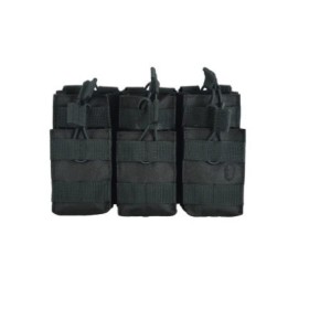 Shadow Gear Open-top kolmene duo salvetasku must