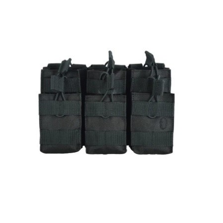 Shadow Gear Open-top kolmene duo salvetasku must