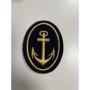 Insignia Золотой якорь на темно-синем фоне