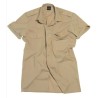 Mil-tec short sleeve service shirt, khaki