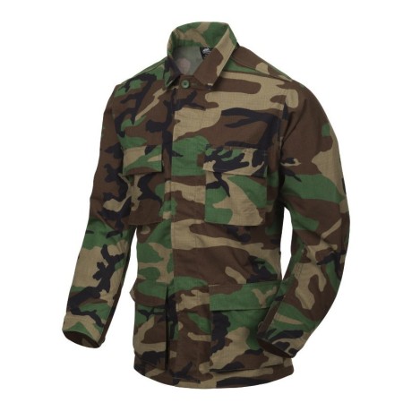 Рубашка Helikon BDU - PolyCotton Ripstop - US Woodland