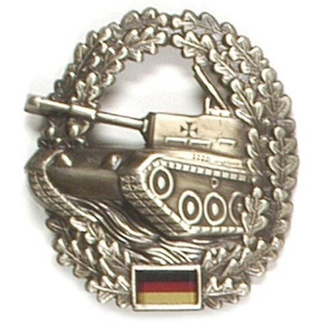 Metal Bundeswehr beret crest, Panzer