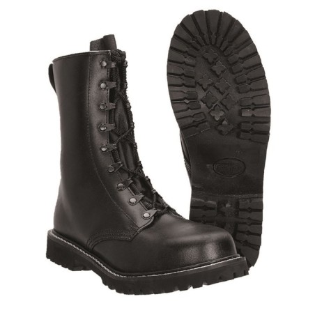 Para Leather Combat boots, black