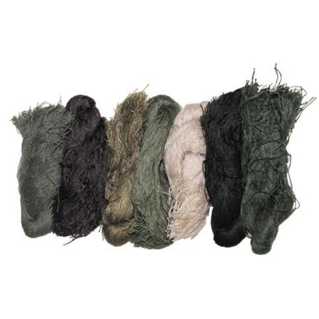 Full set view of the 7-colour MFH Ghillie camo threads