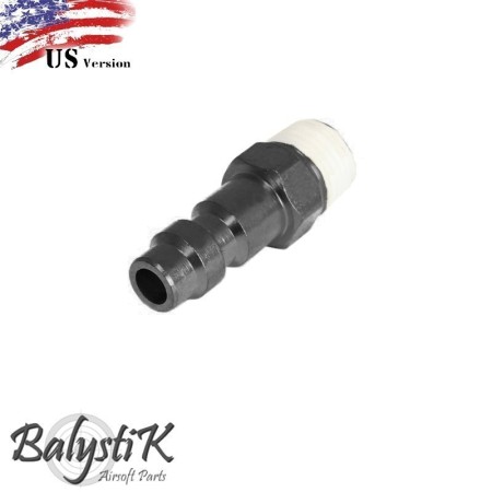 Наружная резьба BalystiK 1/8 NPT на наружную резьбу США
