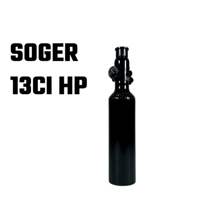 Soger air tank 13ci 3000psi with HP regulator