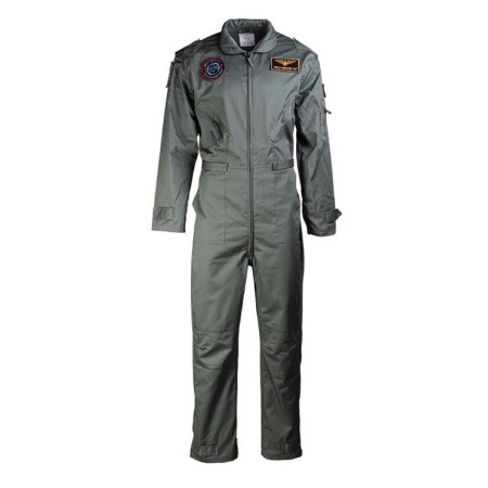Летный комбинезон US Flight Coverall в оливковом цвете спереди