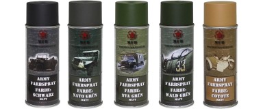 Milshed.com - Camouflage paint for painting equipment and machines